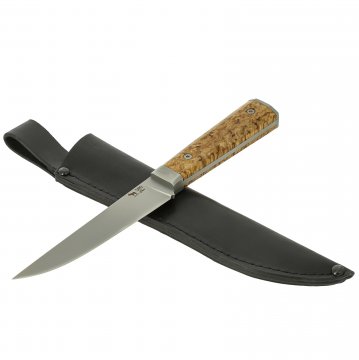 Нож Анчар (сталь K110, рукоять стабилизированная карельская береза)