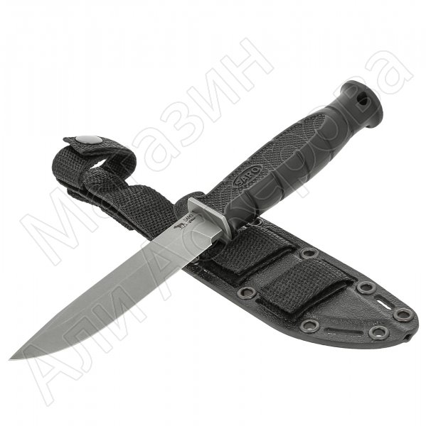 Нож Финский (сталь AUS-6, рукоять резина)