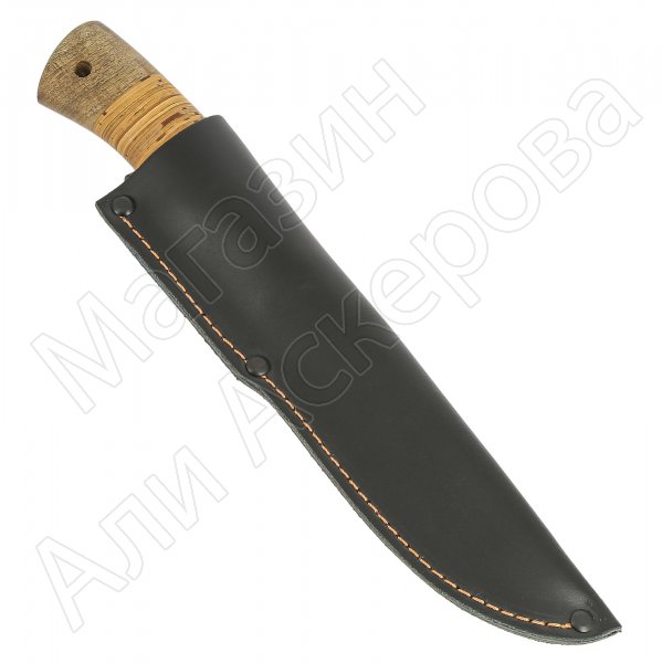 Нож Атаман-2 (сталь 65Х13, рукоять береста, орех)
