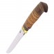 Нож Куница (сталь 65х13, рукоять орех, береста)