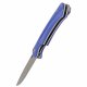 Складной нож Чиж Плюс (сталь K110, рукоять G10 синяя)