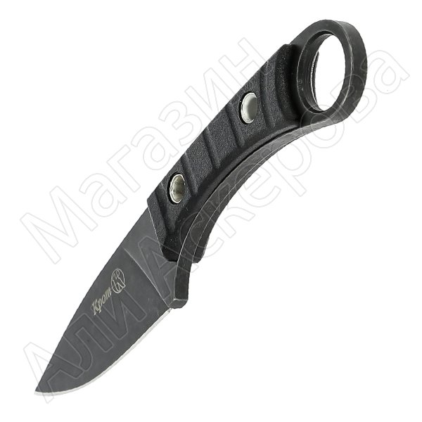 Кизлярский разделочный нож Крот (сталь AUS-8 black, рукоять полимер)