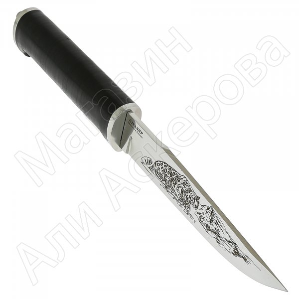 Кизлярский нож разделочный Барс (сталь Х50CrMoV15, рукоять кожа)