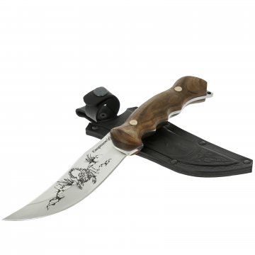 Разделочный нож Скорпион (сталь Х50CrMoV15, рукоять орех)