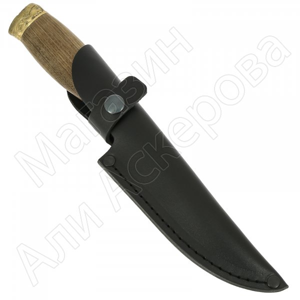 Нож Охотник (сталь Х50CrMoV15, рукоять орех)