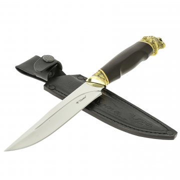 Разделочный нож Охота (сталь 65Х13, рукоять граб)