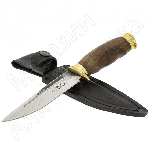 Разделочный нож Енот (сталь Х12МФ, рукоять граб)