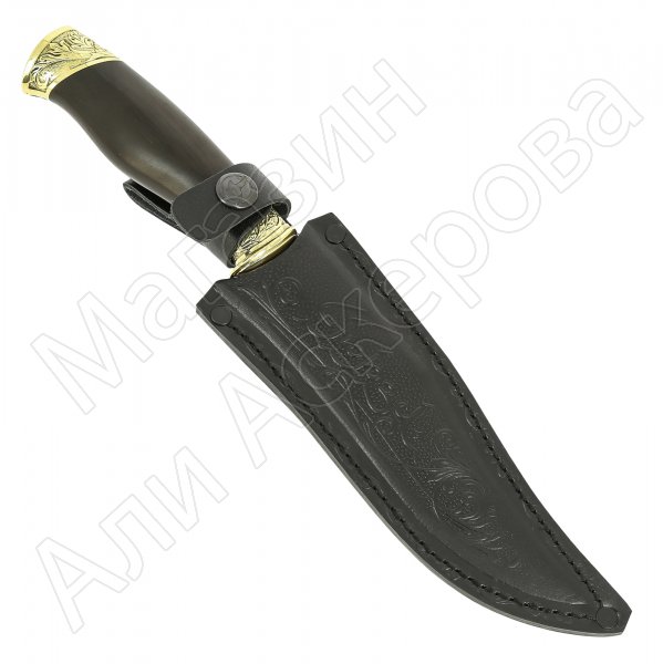 Разделочный нож Гюрза (сталь 65Х13, рукоять граб)