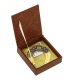 Кубачинская серебряная подкова с эмалью ручной работы малая (футляр в подарок)