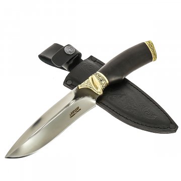 Разделочный нож Тайга (сталь D2, рукоять граб)
