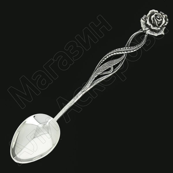 Серебряная ложка Роза