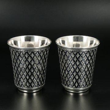 Серебряные стаканы 150 мл (2 персоны)