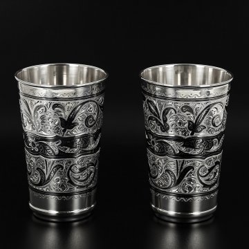 Серебряные стаканы (230 мл) 