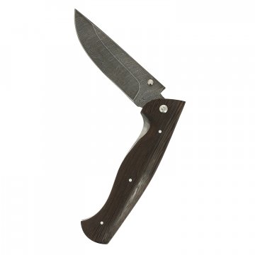 Складной нож Сибиряк-1 (дамасская сталь, рукоять венге)