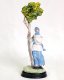 Подарочная статуэтка Горянка у дерева (обожженная глина)