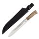 Нож Егерский Кизляр (сталь AUS-8, рукоять орех, стальные притины)