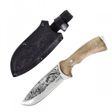 Кизлярский нож туристический Глухарь (сталь AUS-8, рукоять орех)
