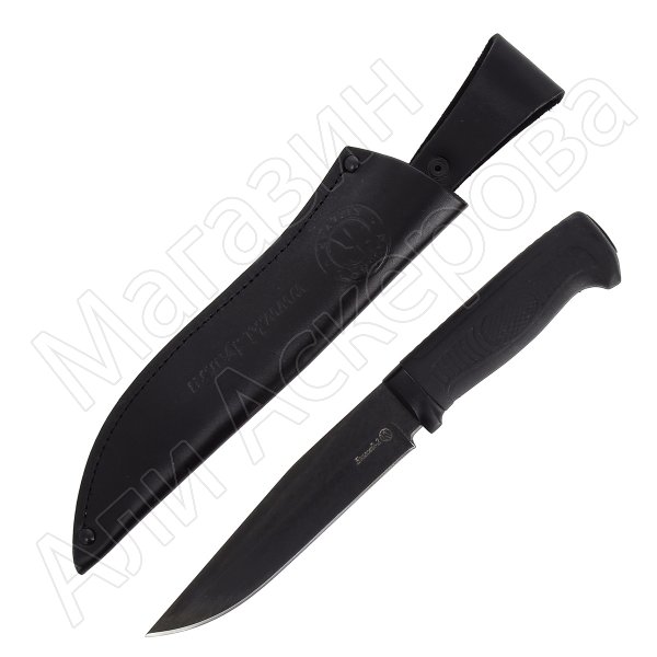 Нож Енисей-2 Кизляр (сталь AUS-8 black, рукоять эластрон)