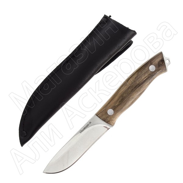 Кизлярский нож разделочный Охотник-м (сталь AUS-8, рукоять орех)