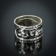 Кубачинское серебряное кольцо ручной работы "Кубачинка"