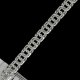 Серебряная цепь Бисмарк 55 см (ширина 0,8 см)