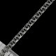 Серебряный браслет Бисмарк 19 см (ширина 0,7 см)