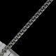 Серебряная цепь Бисмарк 50 см (ширина 0,5 см)