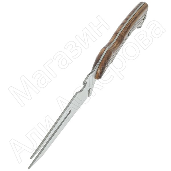 Вилка-нож для снятия шашлыка